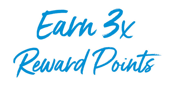 Earn 3 times reward points.