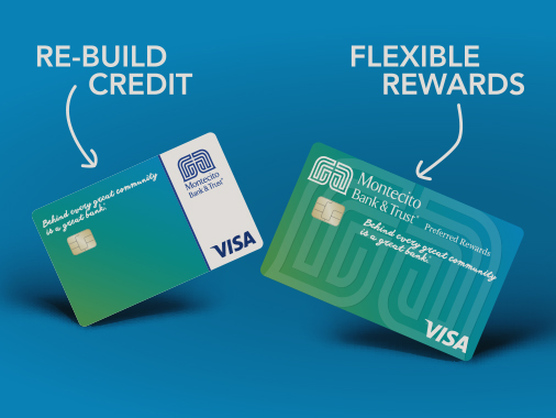 Rebuild credit and flexible rewards.